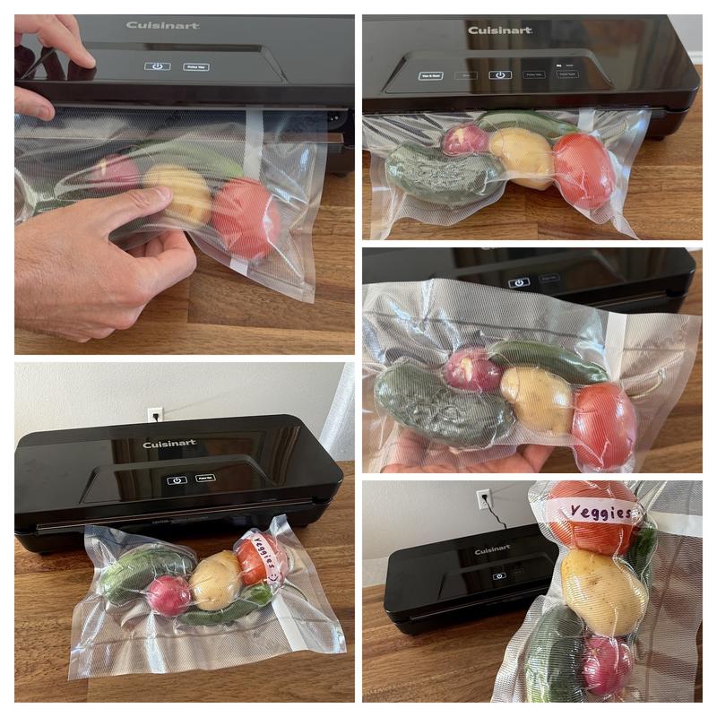 Vacuum sealed vegetables
