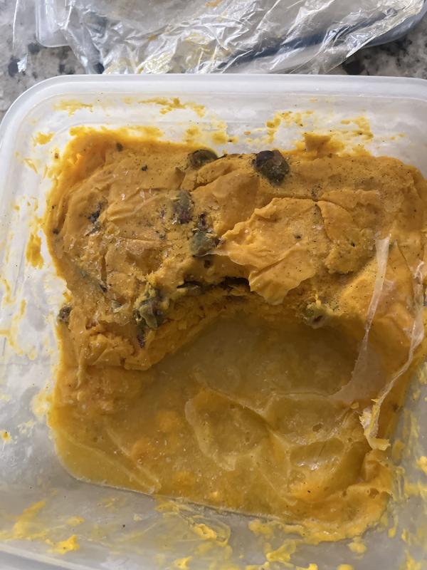 Mango pistachio ice cream