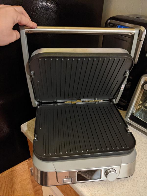 Cuisinart Griddler 5 Brushed Stainless Steel Panini Press and Griddle GR-5B  - The Home Depot