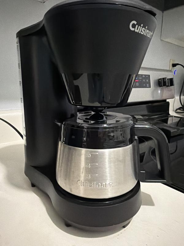 Cuisinart 5-Cup Coffee Maker with Stainless Steel Thermal Carafe +