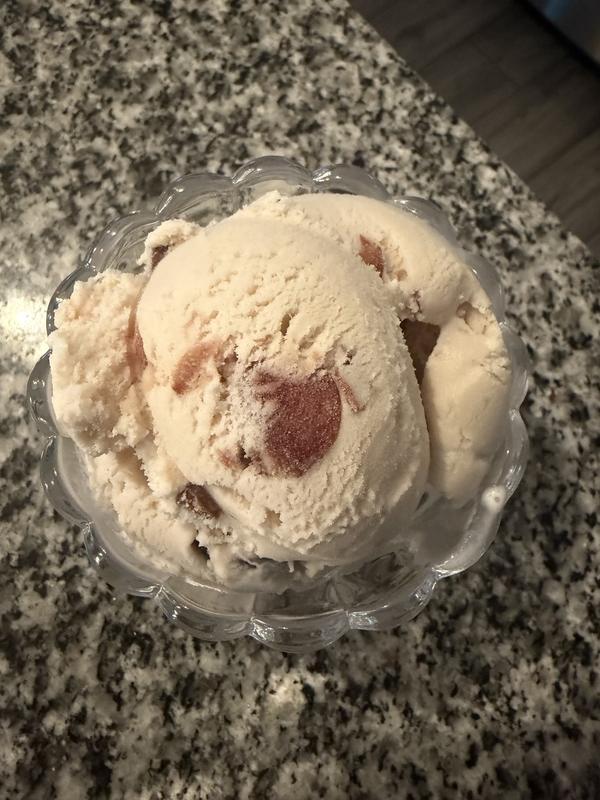 Dark Cherry Toasted Coconut Almond Vanilla ice cream (personal inspiration)