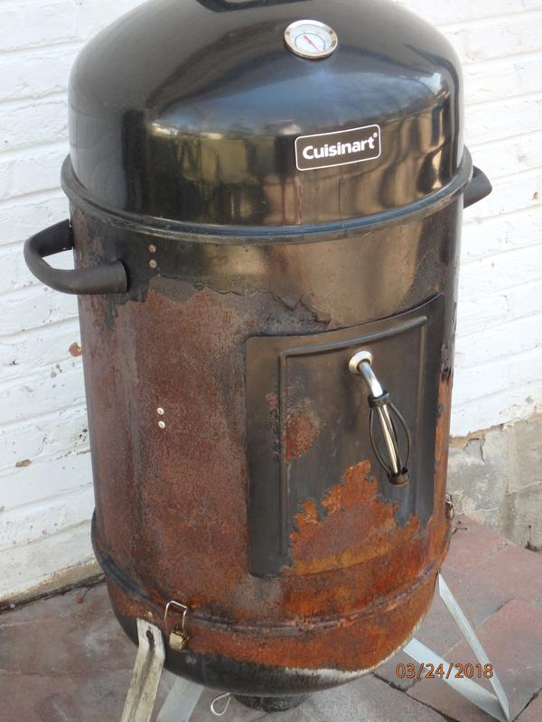 Cuisinart vertical outlet 18 charcoal smoker