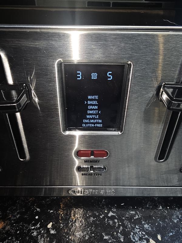 Choose setting for type of item toasting and will keep it in memory as well, for perfectly done toast for everyone!