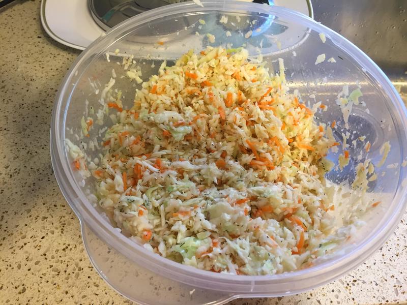 Delicious coldslaw in minutes!