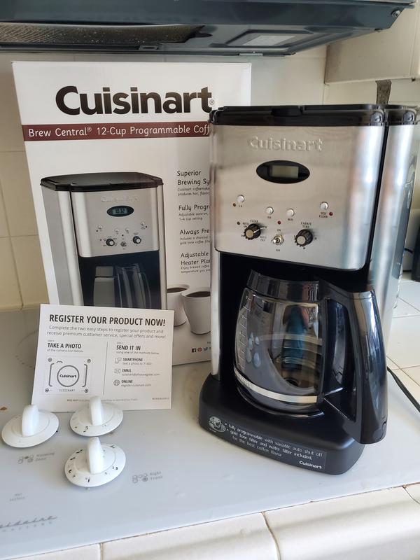 CUISINART BREW CENTRAL 12-CUP PROGRAMMABLE COFFEE MAKER WITH