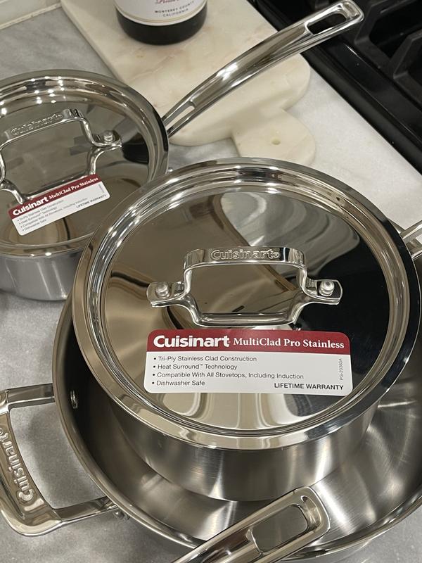 Used Cuisinart MCP-12N MultiClad Pro Triple Ply 12-Piece Cookware