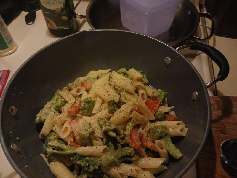 Used every component to cook this meal