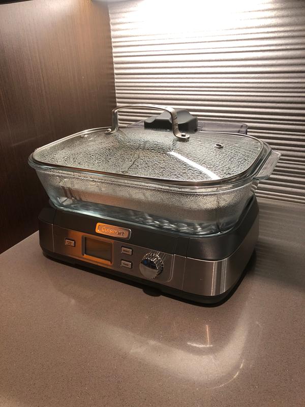  Cuisinart STM-1000 Cook Fresh Digital Glass Steamer, One Size,  Stainless Steel : Everything Else