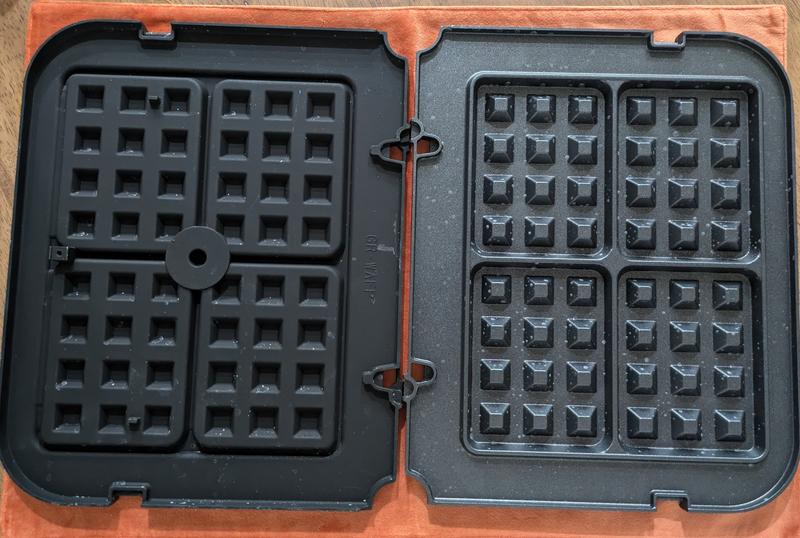 Front and back so you can see the coating. (The water here is super hard.)