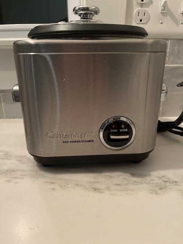 Cuisinart 4-Cup Stainless Steel Rice Cooker CRC-400 