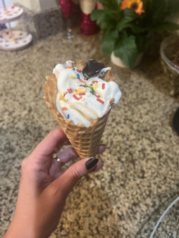 Homemade ice cream