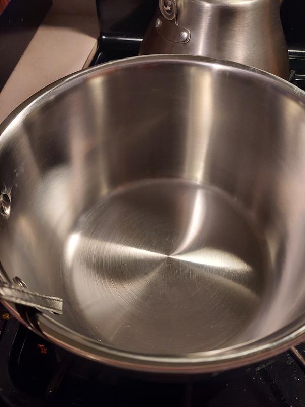 Cyrosa 4 Quart Saucepan with Strainer Lid, Stainless Steel Sauce