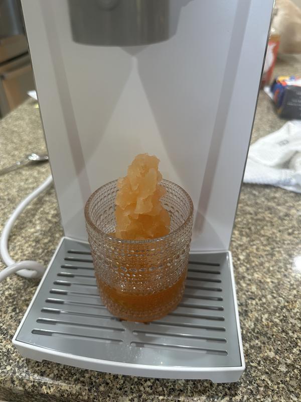 Orange slushy
