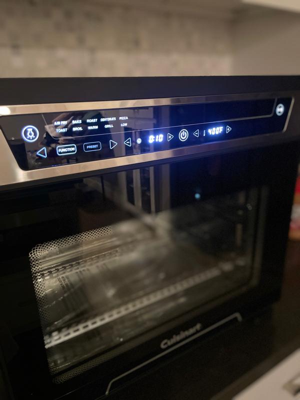 Sleek face with helpful options that make cooking so much easier