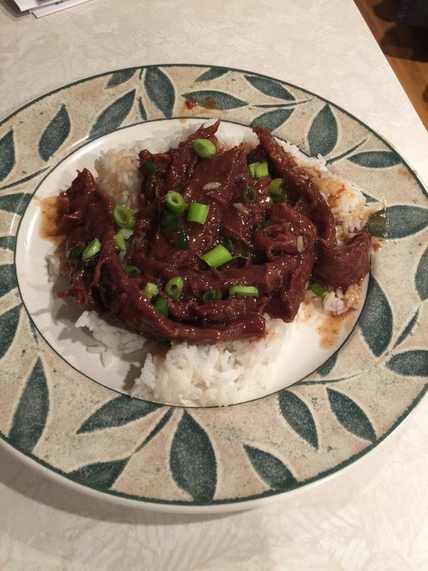 Mongolian Beef dish