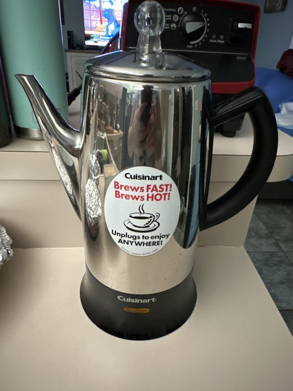Cuisinart Classic 12-Cup Stainless Steel Residential Percolator in the  Coffee Makers department at
