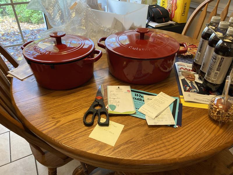 My new 5-quart and my old 7-quart