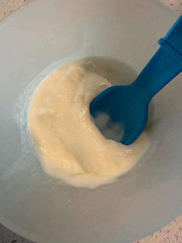 Delicious vanilla ice cream
