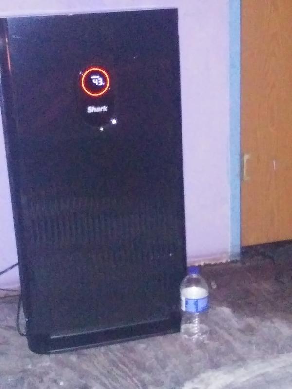 The water bottle is for size of machine