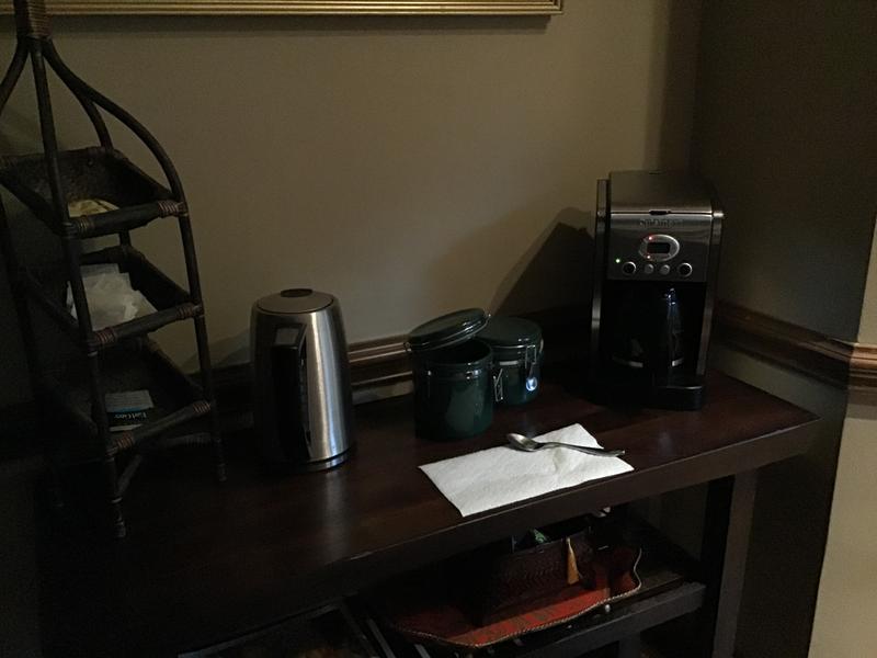 Home coffee and tea station