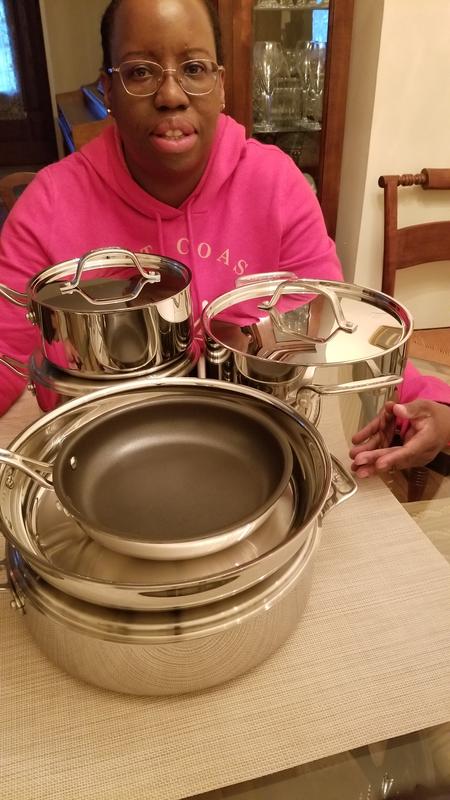 Cuisinart 5 ply Stainless steel 10pc cookware set