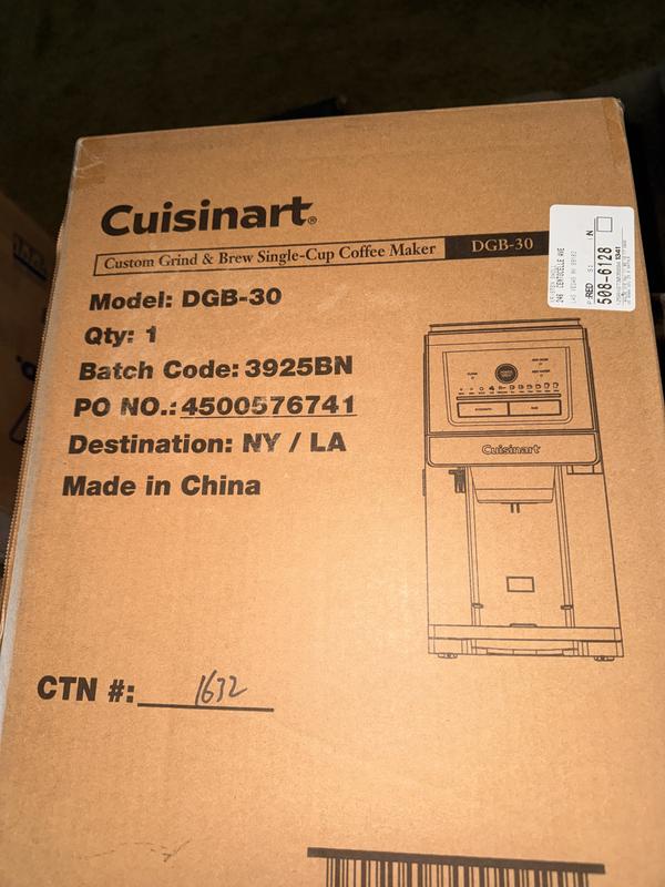 Grind and Brew Coffee Maker