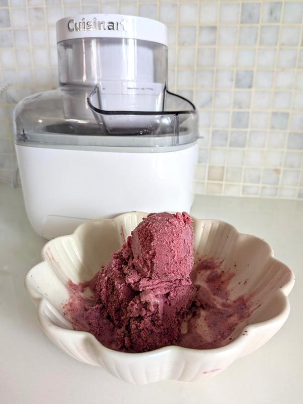 Vegan berry ice cream
