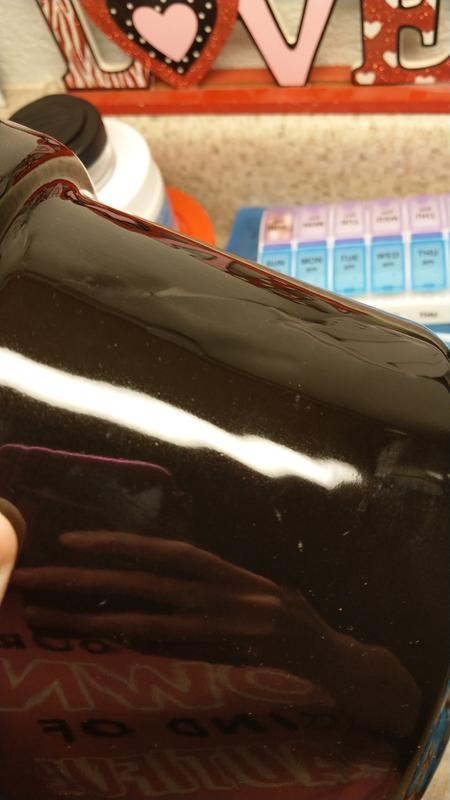 Wavy, irregular crock