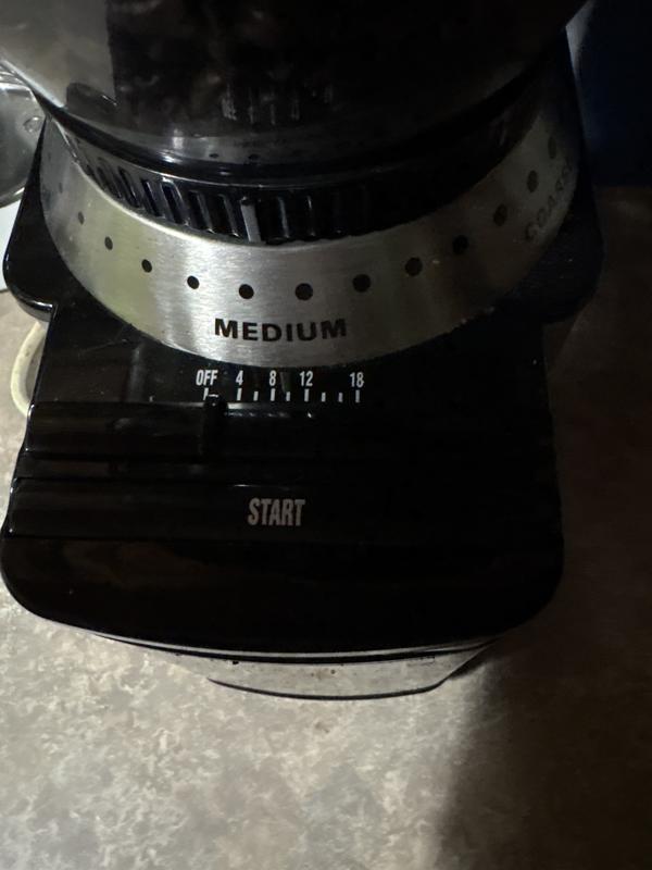 Grinder, hopper ( it stores a good amount ) switches