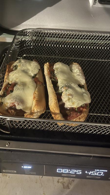 Meatball subs air fried