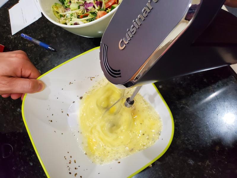 Breakfast eggs in the making!