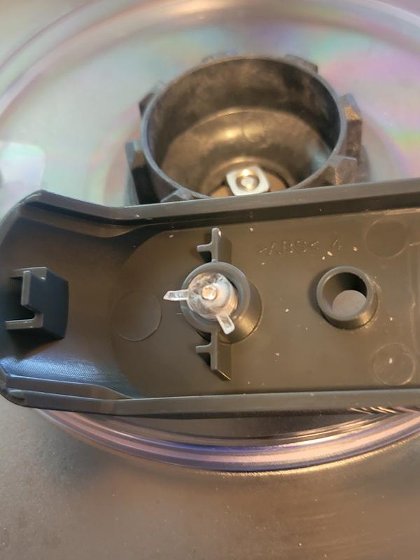 you can see where the piece is broken here.