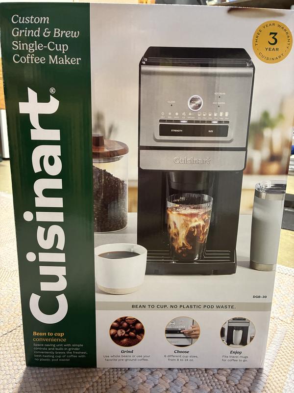 Cuisinart DGB-30 Grind & Brew Single Serve Coffee Maker - Macy's