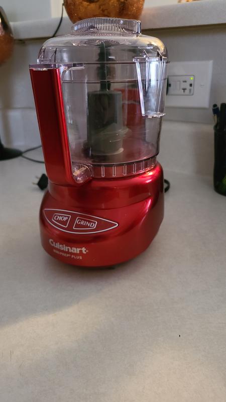 Cuisinart Mini-Prep Plus 3-Cup Food Chopper, Metallic Red 