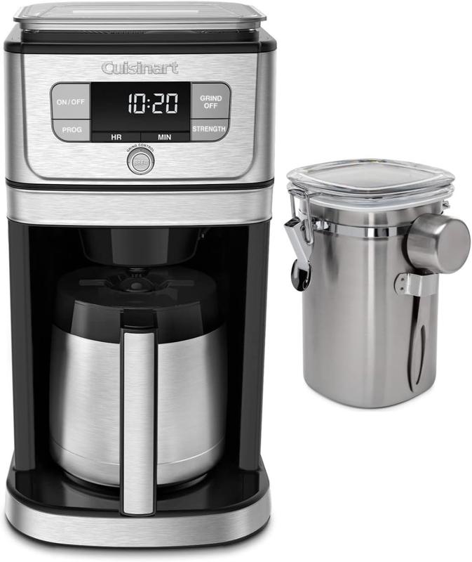 Cuisinart Burr Grind and Brew 10-Cup Stainless Steel Drip