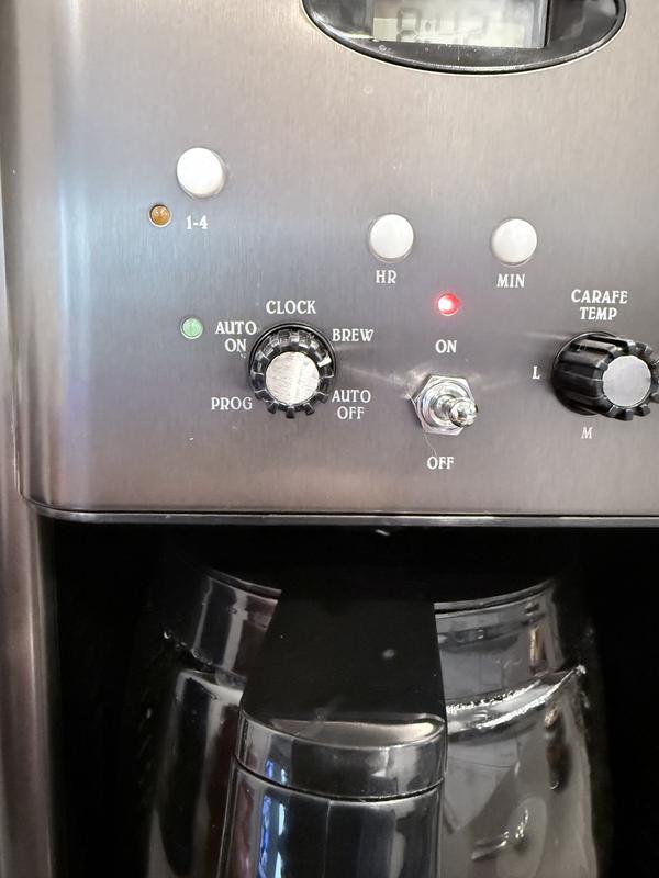 Notice the Carafe Temp setting from Low to high.  It's fully programmable too