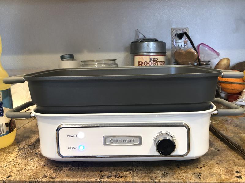 Cuisinart® Stack5™ Multifunctional Grill in White/Grey Bed Bath & Beyond