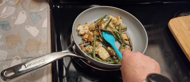 Saute veggies and chicken