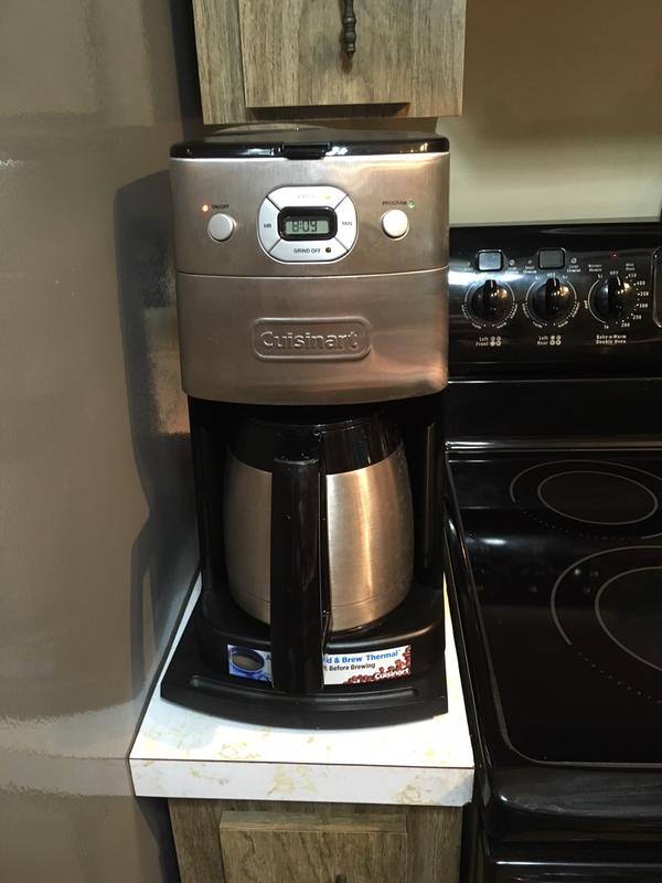 YUM!  Coffee Aroma is Delicious as the Grind N Brew is Brewing Near-Perfect Coffee.