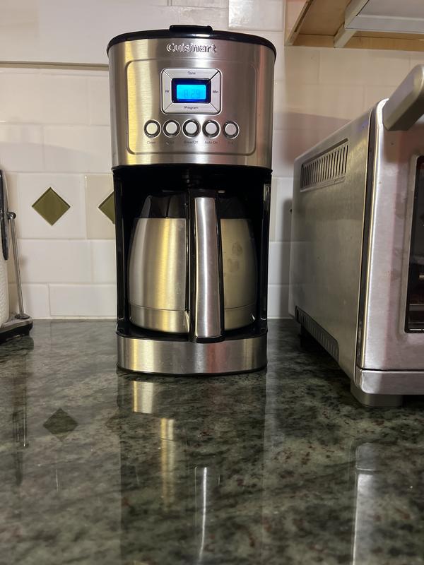 Cuisinart 12-Cup Programmable Silver Coffee Maker with Built-In Timer  DCC-3400P1 - The Home Depot