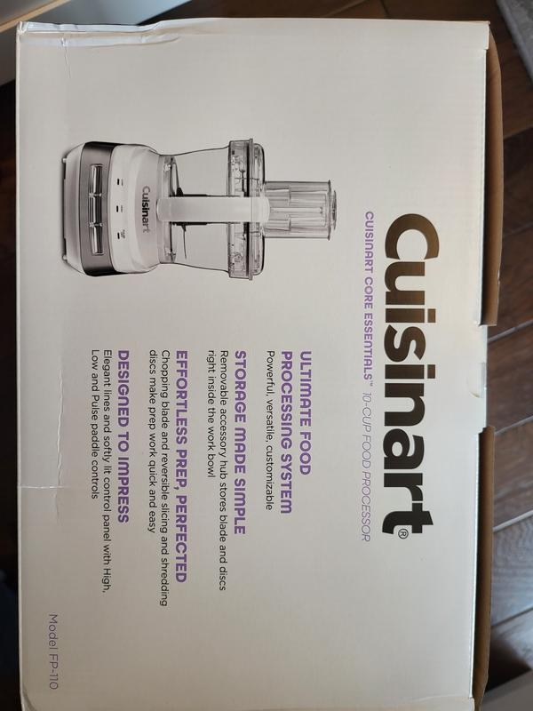 Cuisinart FP-110 Core Custom 10-Cup Multifunctional Food Processor, White  and Stainless