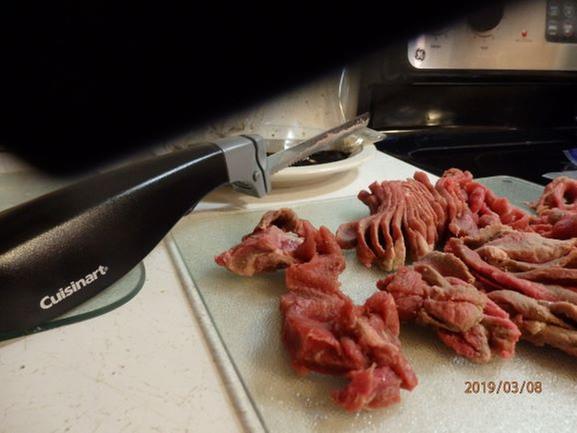 Tried it on slicing beef for jerky! Cool!