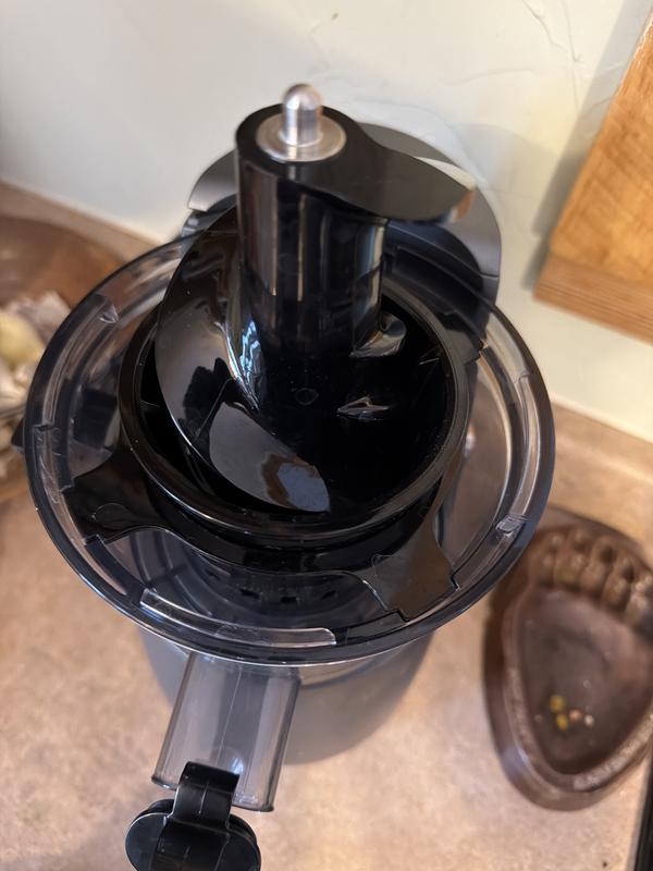 Rotator where juice appears under during use