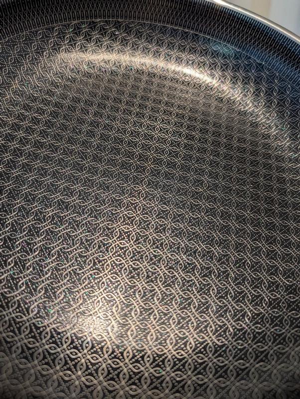 The texture on the pan