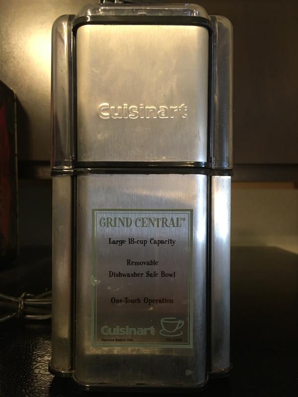 Cuisinart Grind Central Large 18 Cup Capacity Coffee Grinder,DCG-12BC