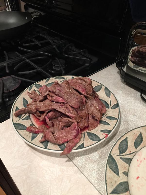 Browned Beef for Mongolian Beef dish