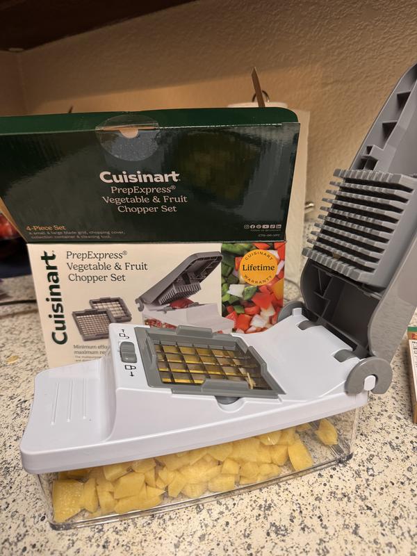 I sliced six medium potatoes very quickly in less than a minute