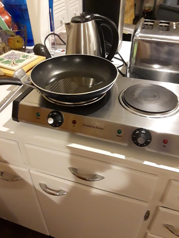 2-Burner 8 in. Cast Iron Stainless Steel Hot Plate with Temperature Control  for Sale in Teaneck, NJ - OfferUp