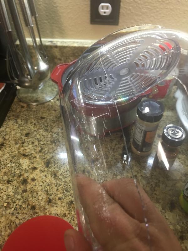 Cracks all around the bowl