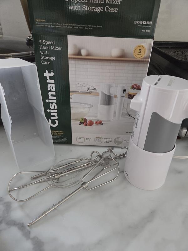 Cuisinart Hand Mixer HM-906S 収納ケース付き 新品 Brand New Cuisinart 5-Speed Hand Mixer w/ Storage Case, Beaters
